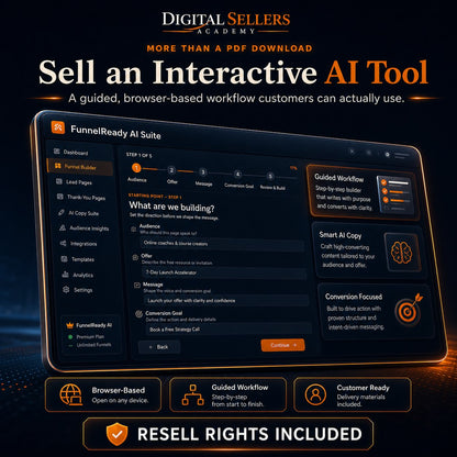 FunnelReady AI & Business Kit with Resell Rights