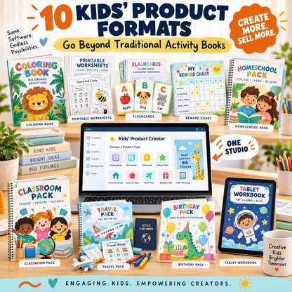 Ten kids product formats
