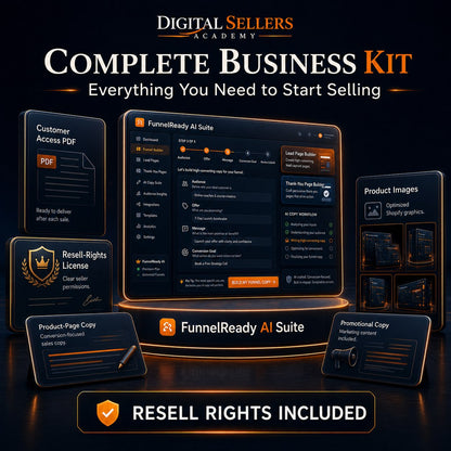 FunnelReady AI & Business Kit with Resell Rights