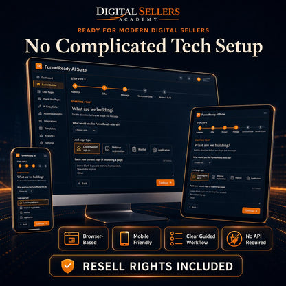 FunnelReady AI & Business Kit with Resell Rights